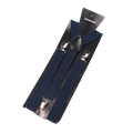 Unisex Elastic Leather Suspenders Braces Men Women Gift Black Blue Red Adjustable Straps for Wedding Suit Skirt Accessories