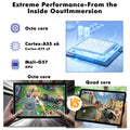 Aobante Tablet 10.1Inch Android 15 Octa-Core 24GB(8GB+16GB)RAM 128GB ROM 1280x800 IPS Tablets PC WiFi 5 Widevine L1 Keyboard Set