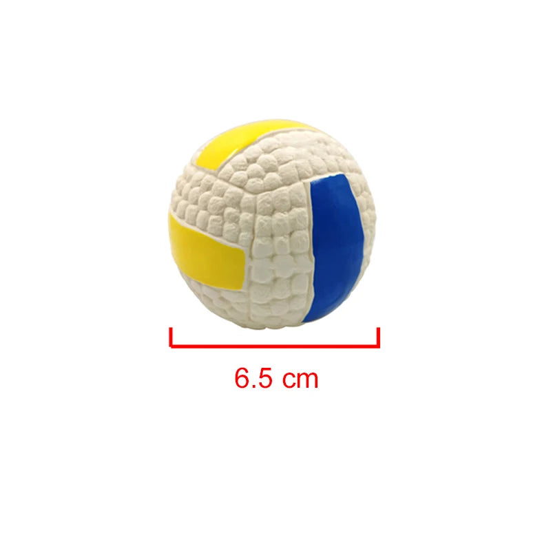 Toys For Small Large Dogs Chihuahua Golden Retriever Natural Latex Dog Balls Anti Bite Interactive Dog Chew Toy Pet Squeak Toys