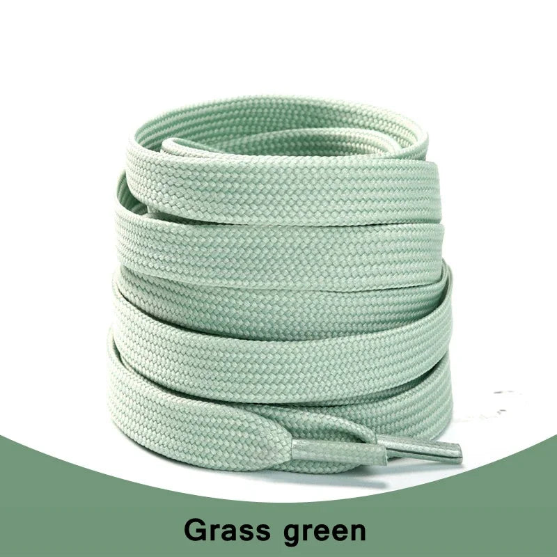 1Pair Sneakers Shoelaces Shoes Accessories Laces for Shoes Unisex Flat Shoe Lace Classic Shoelace Af1 Solid Color Shoe Strings