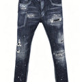 6060 Four Seasons New Men's Washed Ripped Patch Old | SAMAG