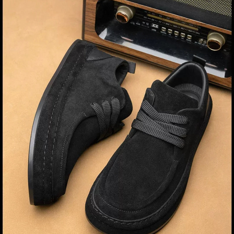 Men's Shoes Are Fashionable Brown Casual Shoes Made of Durable Suede Material Comfortable Walking Shoes Suitable for Daily Wear