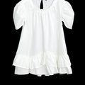 Plus size women's spring & summer simple fairy style puff - View 3 | SAMAG