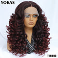 Latisha Lace Front Wigs Synthetic 24 Inch T Part Wigs For Afro Women Latisha Lace Front Wigs With Baby Hair For African Female