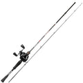 Sougayilang Baitcasting Fishing Set 1.8m Carbon Fishing Rod 8kg Drag Magnetic Brake Baitcast Reel Fishing Combo for Bass Fishing