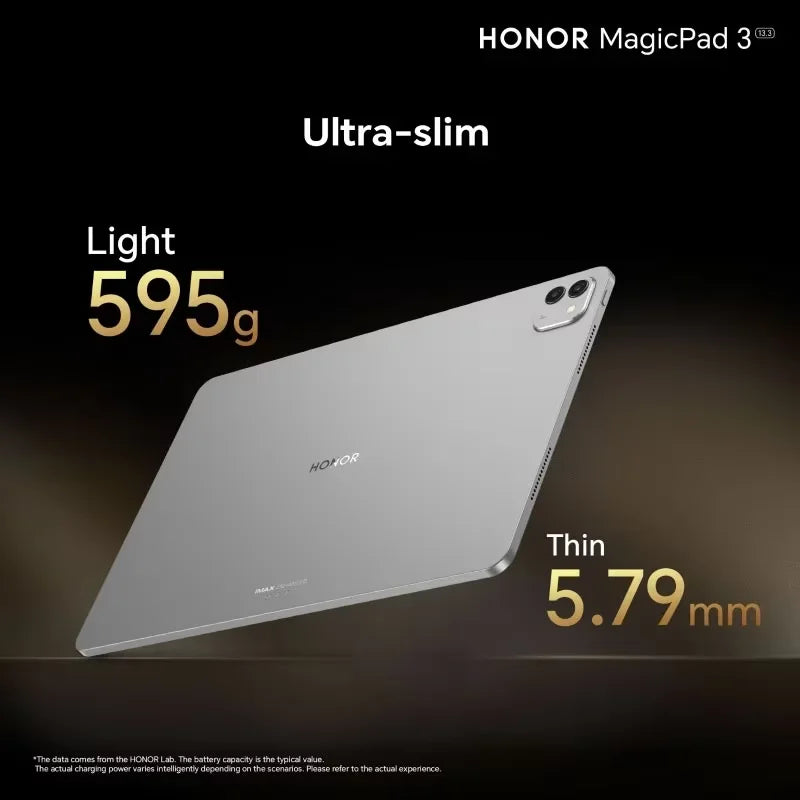 HONOR MagicPad 3 Tablet Global Version 13.3'' 165Hz Eye Protection Screen Snapdragon 8 Gen 3 12450mAh Long-Lasting Battery