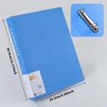 Heavy-Duty A4 Two-Ring filing binder - Holds 200 Sheets (100 Pages), Smooth-Running Rings，Durable Document Organizer