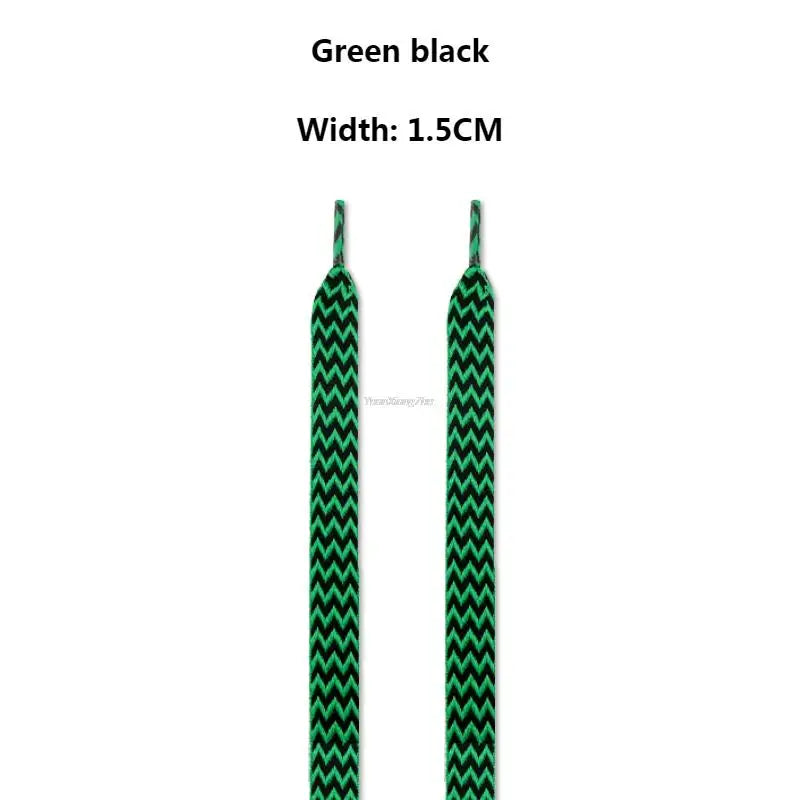 New Flat Shoelaces for Sneakers AF1 Shoe laces Width 1.5cm/2cm/3cm Shoelace luxury brand Laces Shoes 120/140/160cm Strings