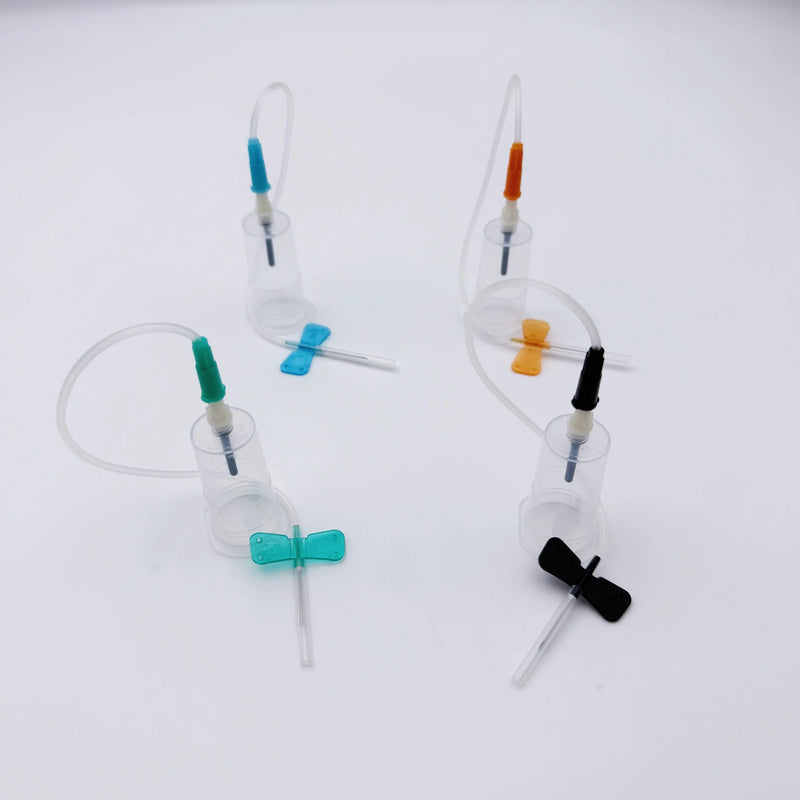 50-Pack Disposable Blood Collection Kits with Dual-Use Needles and Holder, Sterile Blood Collection Combo