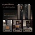 Xiaomi Smart Door Lock M30 PRO Face Recognition Palmar Vein Unlock AI Dual Lens Cat Eye Visual Screen For Elderly&Children