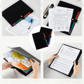 A4 Multi-layer 7-grid Folder,Color Classification File Bag,Student Paper Storage,Office Data Compilation Book,Thickened PP