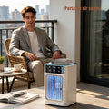 Portable Desktop USB Mobile Air Cooler Fan Household Mini Air Conditioner Fan Large Water Tank Atomization Humidifying Quick