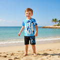 Summer Toddler Baby Boy Clothes Short Sleeve Tie - dye - View 4 | SAMAG