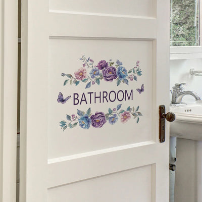 Waterproof Bathroom Wall Sticker PVC Home Art Room Decor | SAMAG