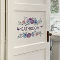 Waterproof Bathroom Wall Sticker PVC Home Art Room Decor Wall Door Stickers Bathroom Decoration Decal Home Supplies
