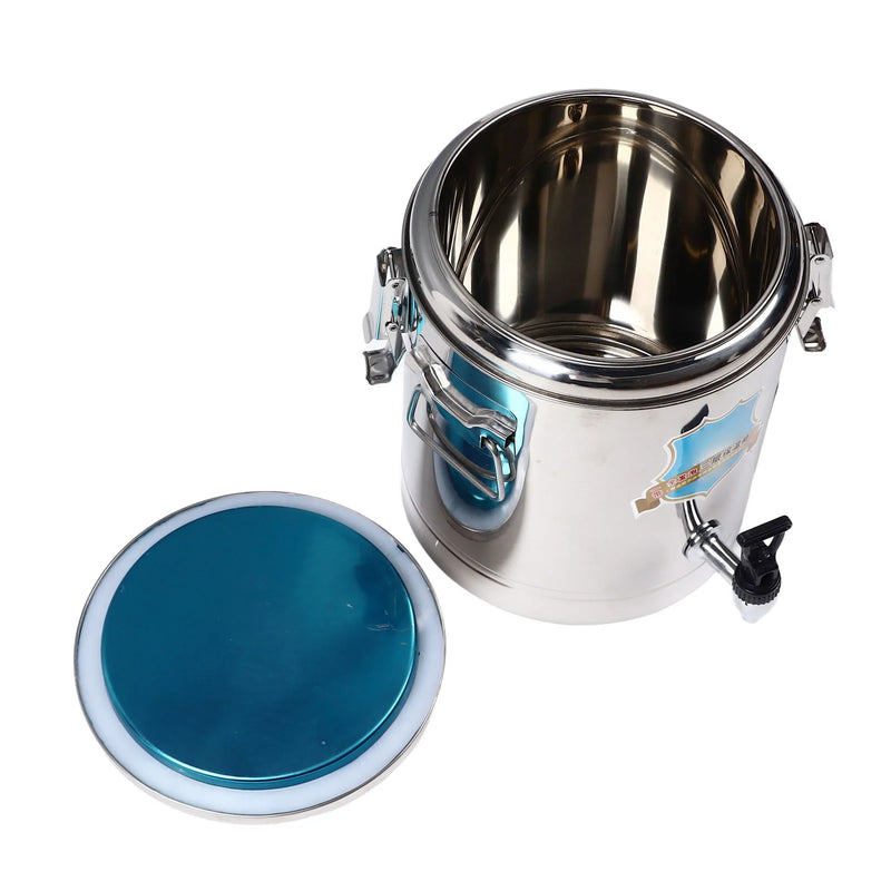 10L Insulated Beer Bucket With Faucet Stainless Steel Drink Bucket Large Capacity Beverage Dispenser For Kitchen Bar