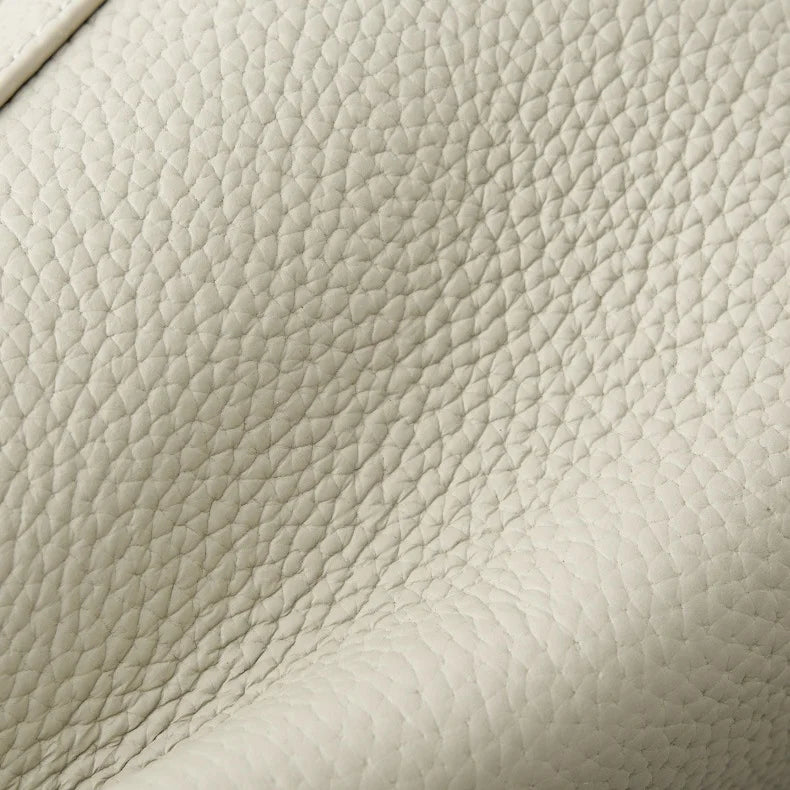 HALF.STAR Women Boston Bag, Luxury Designer Handbag Made of Top Grain TOGO Leather, Versatile Shoulder & Crossbody Bag