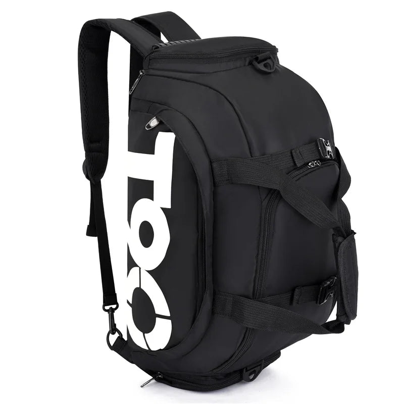 New T90 Travel Duffle Gym Backpack Women Fitness Boston Luggage Handbag Sports Shoe Shoulder Weekend Big Tote Train Bag Man