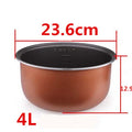 Rice Cooker Liner General Food Stainless Steel Uncoated Thickened 2L3L4L5L6L8L Rice Cooker Inner Pot