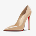 New Black High Heels for Women with Slim Heels, Pointed and sexy Professional White Plus Size Single Shoes