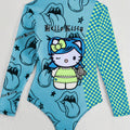 Hello Kitty Light Blue Bandeau Bikini Set for Women Tie | SAMAG