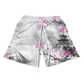 Street Sports Shorts Harmony Temple Print Graphic Men's | SAMAG