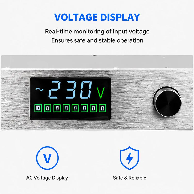 GOOERMI HS-10 Professional Audio Power Supply Sequencer Voltage Display Home Stage Engineering Conference Equipment Sound Mixers