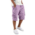 Summer Men Loose Straight Pants Casual Multi-Pocket | SAMAG