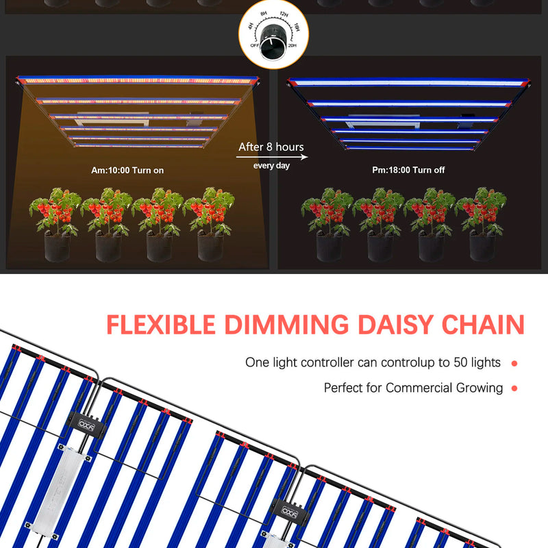 1000W LM301H EVO 650W Full Spectrum LED Grow Light Bar UV IR Turn on/off For Indoor Flower Tent Plant Growth Phyto Lamp