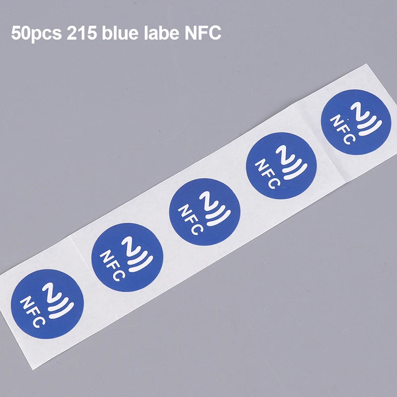 1/20/50Pcs 2.5cm NFC Labels Stickers Badges Label Sticker RFID Electronic Tag Rewritable Secret Key Sticker NFC Tags
