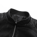 Pu Coat Men Coats Faux Leather Jackets Stand Collar Zipper Y2k Streetwear Jacket Zipper Splice Outerwear Motorcycle 2026 Spring
