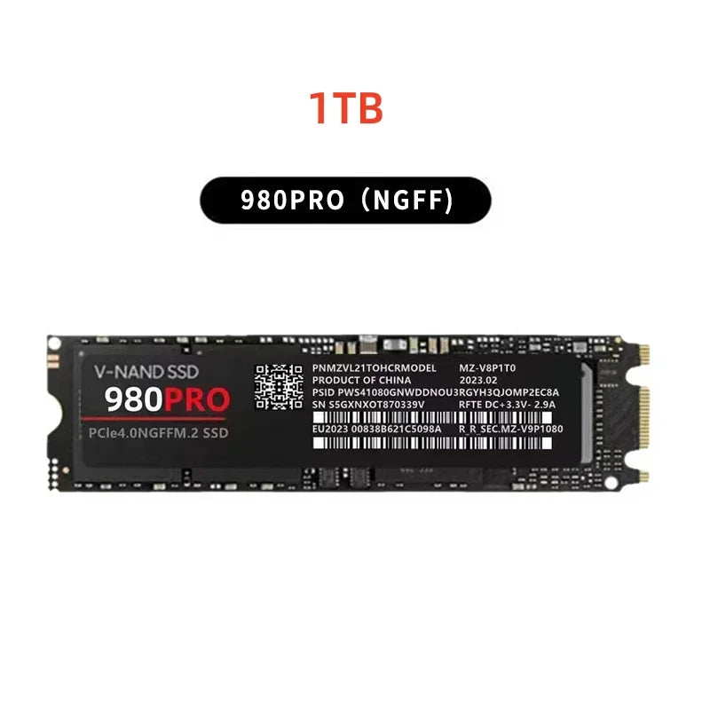 Original SSD 1080PRO 1TB Hard Disk Drive 2TB M2 NGFF NVME Interface Internal Solid State Hard Drive for Laptop Desktop Notebook