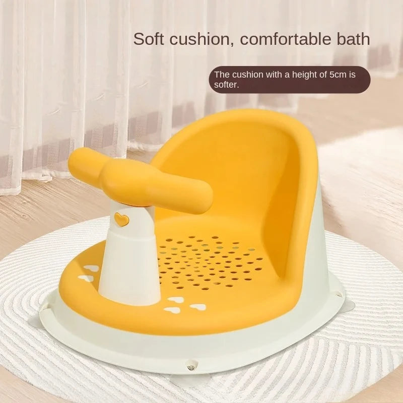 HOMEFISH Children's Shower Seat Portable Shower Stand for Newborns and Young Children Children's Growth Accessories