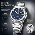 CADISEN New Watch Business Automatic Mechanical Japan 8215 Movement Luminous Clock AR Sapphire 10ATM - Visuel 6 | SAMAG
