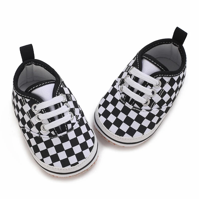 VALEN SINA New Baby Shoes White Christening Baptismal Moccasins Infant Boys Girls Slip-On Peas Shoes Walking Shoes
