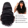 13A Wholesale Body Wave Human Hair Wig With Bangs Full Machine Made Glueless Wear And Go Wig Brazilian Virgin Hair Best Sale