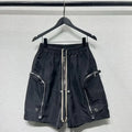 Men's Dark Series RO Style Cargo Shorts Multi-Zipper Big | SAMAG