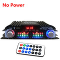 Woopker 45W*4 HiFi Sound Amplifier Digital 4 Channel Audio Amp Support Bluetooth Karaoke Player FM Remote Control for Home