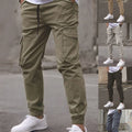 50%HOT2026 New Men's Casual Jogging Pants Solid Color Pocket Sports Trousers Street Hip Halen - View 3 | SAMAG
