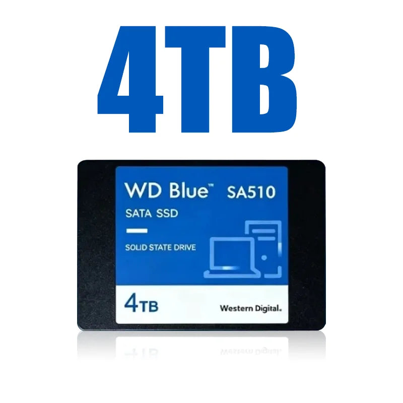 WD Blue SA510 2.5" SATA3 Internal SSD 1TB 2TB Original Western Digital Solid State Hard Drive For Notebook Desktop Computer