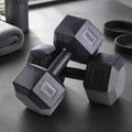 Hex Dumbbells Cast-Style Hexagonal Flat-Sided Strength | SAMAG