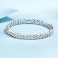 Classic Full Diamond Light Luxury Fashion Bracelet Women Moissanite PT950 Platinum Exquisite Craftsmanship, Long-lasting & Shiny