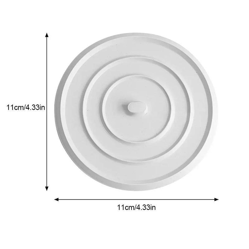 Large Silicone Bathtub Stopper Leakage-proof Drain Cover Sink Hair Stopper Tub Flat Plug Stopper Bathroom Accessories 11cm 4.3"
