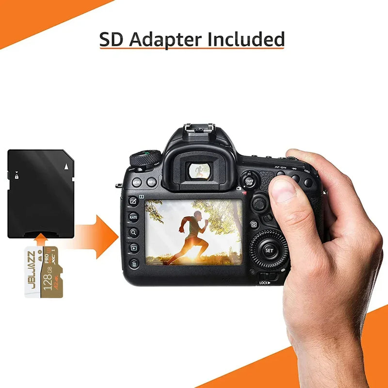 High Endurance SD Cards Micro TF SD Memory Card TF Cards 512GB 256GB 32GB Full HD A1 High Speed for Phone/Drone Nintendo Switch