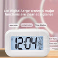 Alarm Clock Digital Clock LED Electronic With Backlight Snooze Calendar For Home Office Desktop Table Screen Display Watch