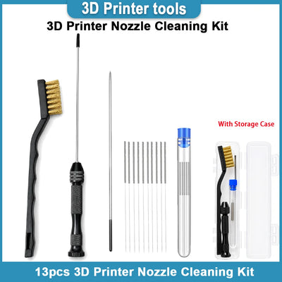 3D Printer Nozzle Cleaning Kit with Storage Case, 0.4mm | SAMAG