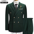 DAROuomo 2026 Men's Slim Fit Formal Business Suit 2Pcs Set - DR8211 (Jacket + Pants) for Work Wear