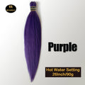 Kanekalon 26inch Hot Water Set Pre Stretched Jumbo Braiding Hair Box Twist Braids Synthetic Hair Extensions For Women Soft Yaki