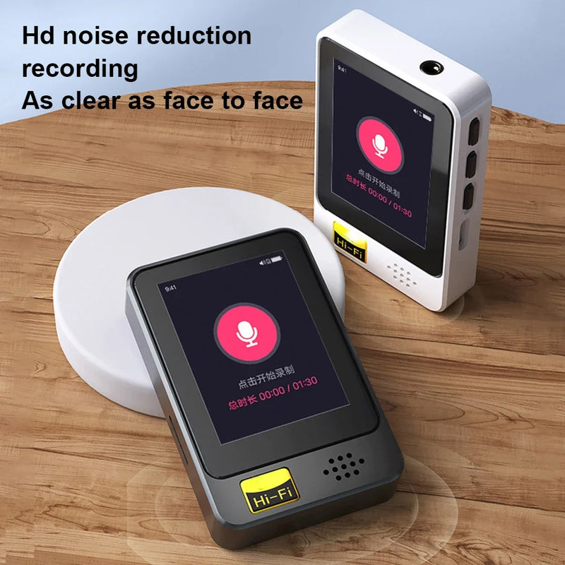 Mini Walkman Full Touch Screen MP3 Player 1.77 Inch Student E-book Reader MP4 Video Player with Built-in Speaker