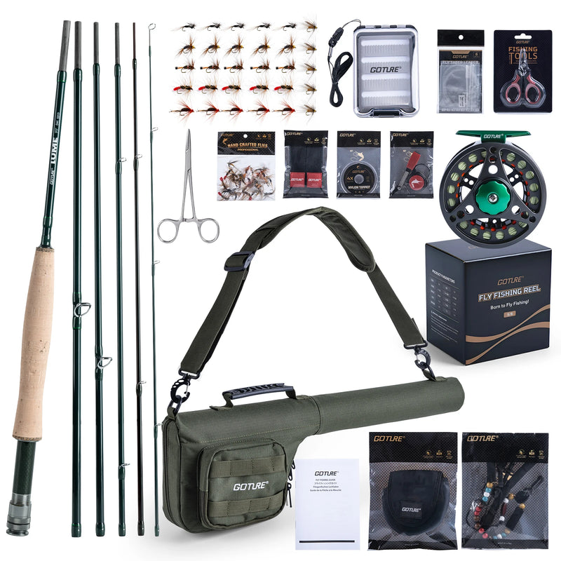 Goture Fly Fishing Kit - 5/6 Weight Rod Reel Combo | SAMAG